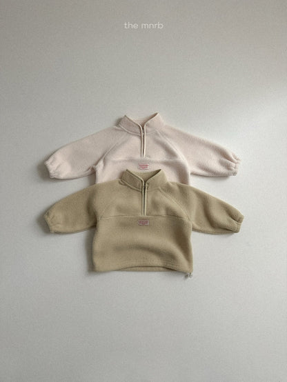 King fleece half zipup