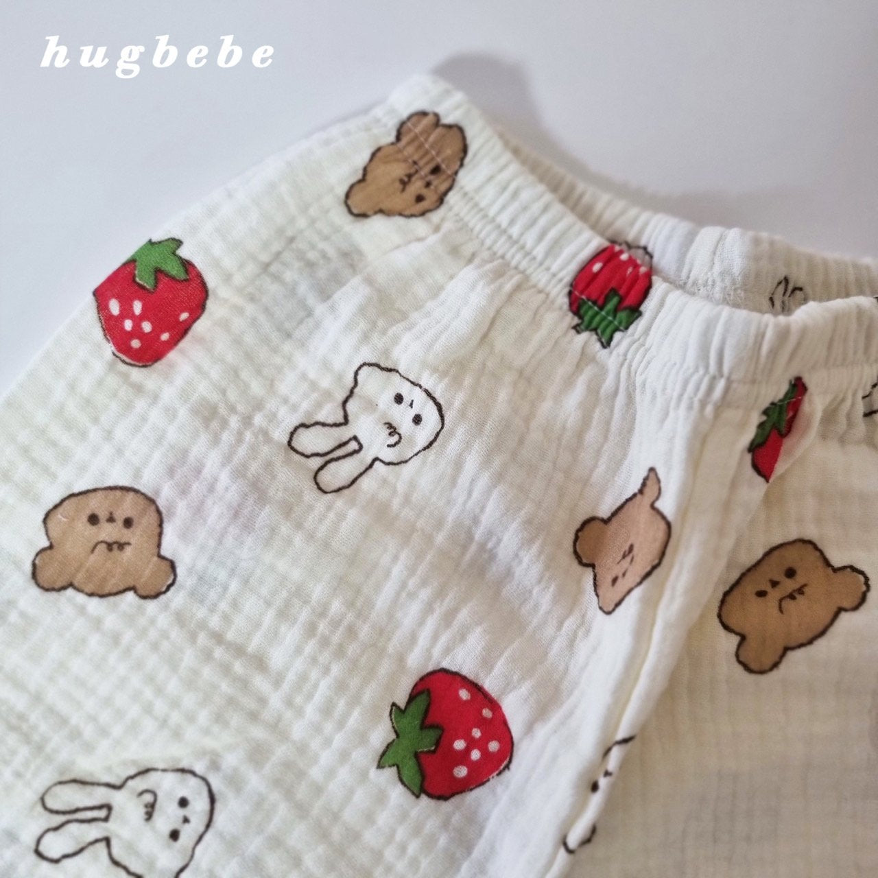 Strawberry bunny pants