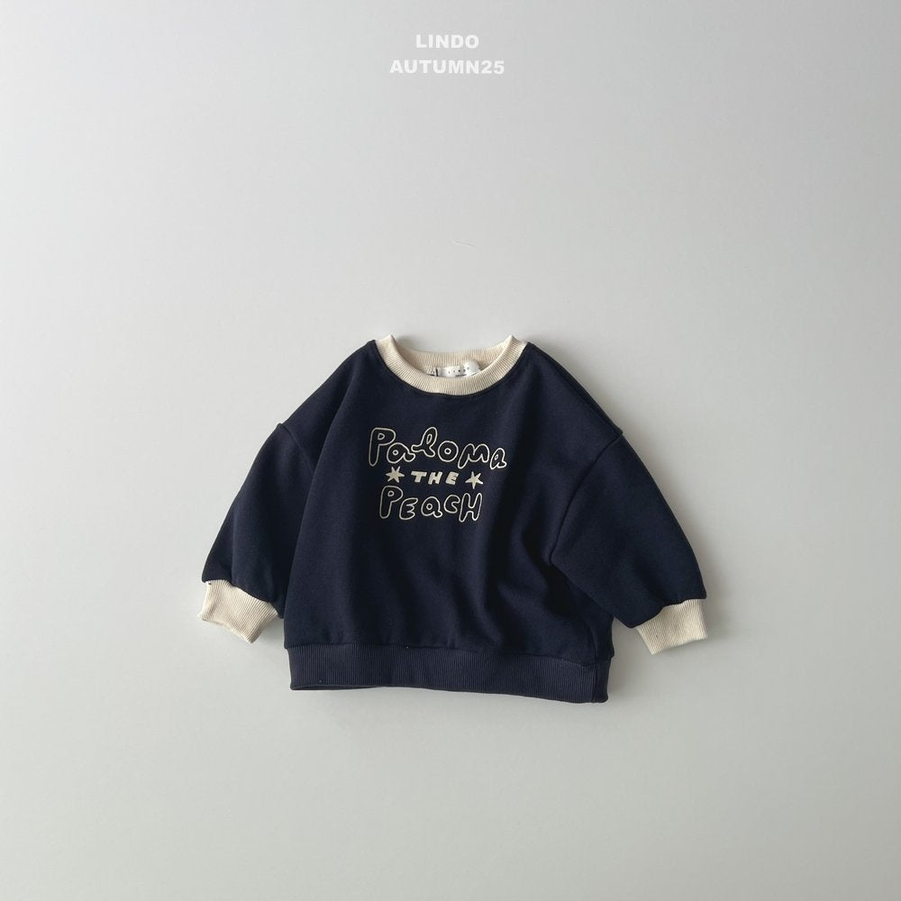 Doodi peach sweatshirt