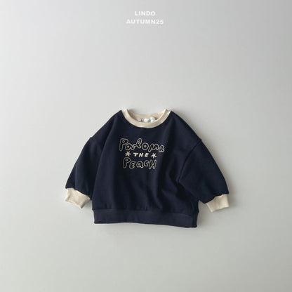 Doodi peach sweatshirt