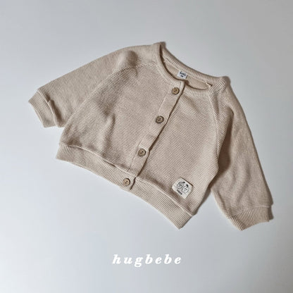 All day waffle cardigan