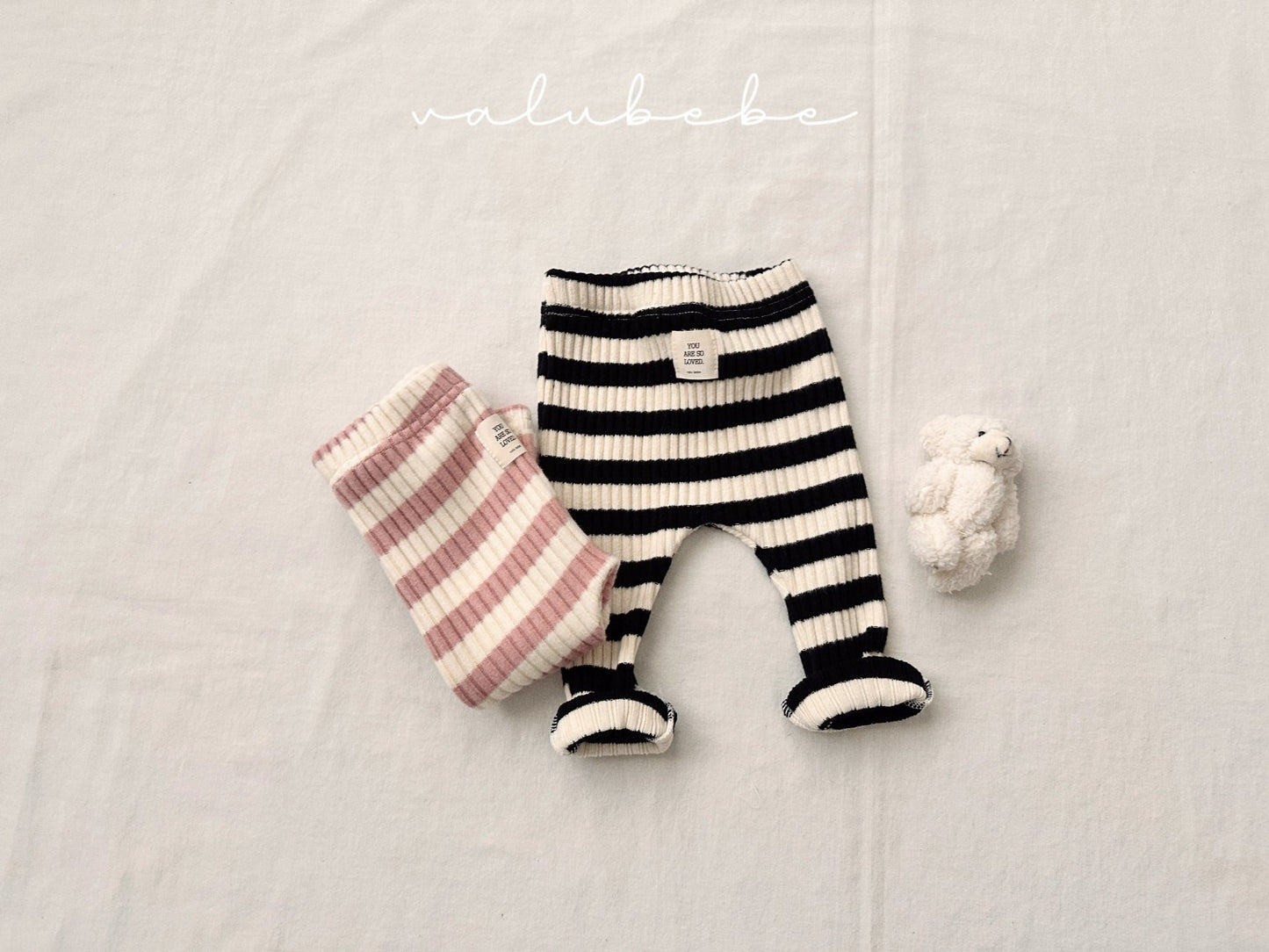 Baby striped leggings