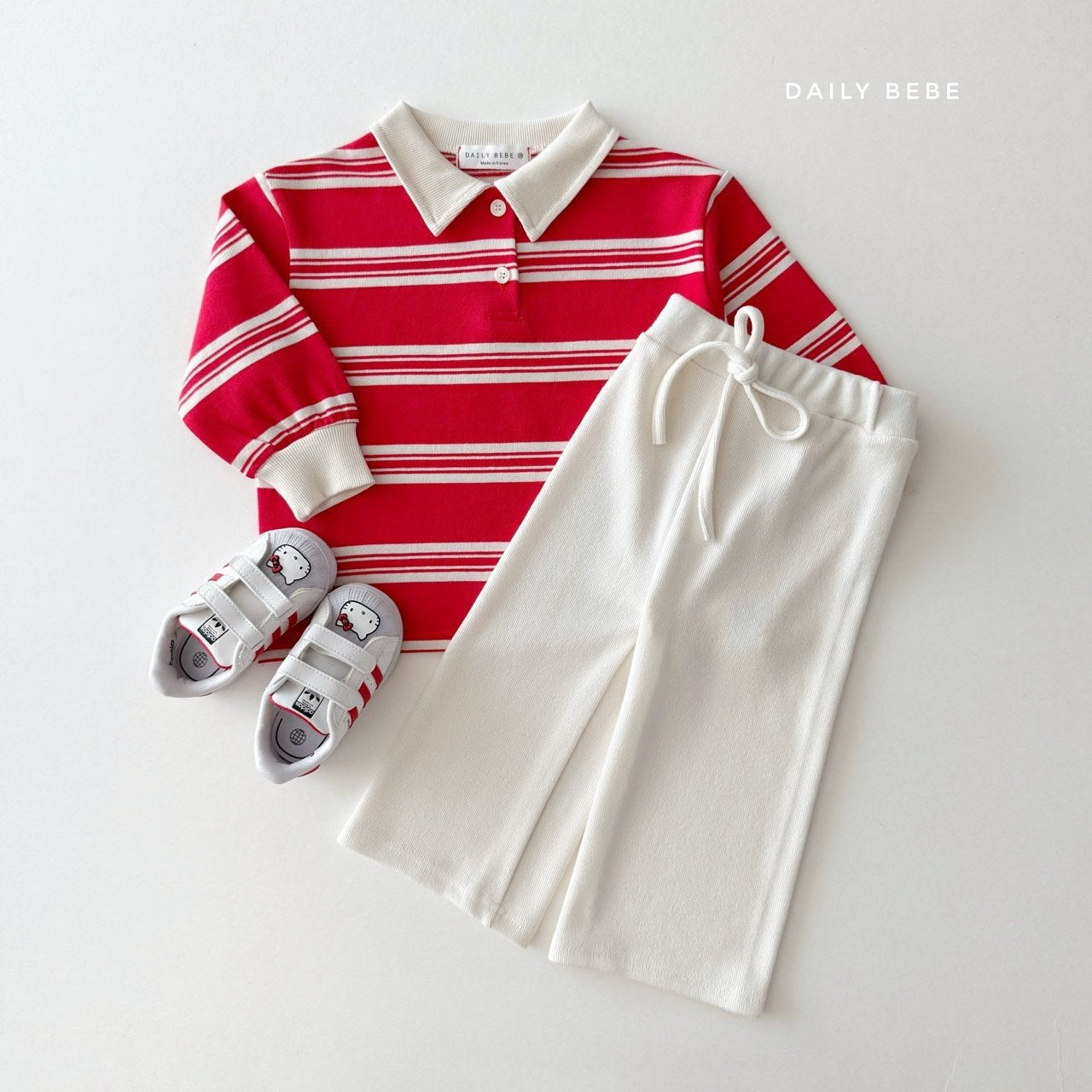 Wide knit pants