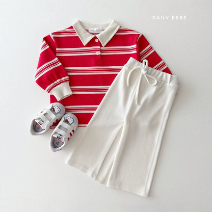 Wide knit pants