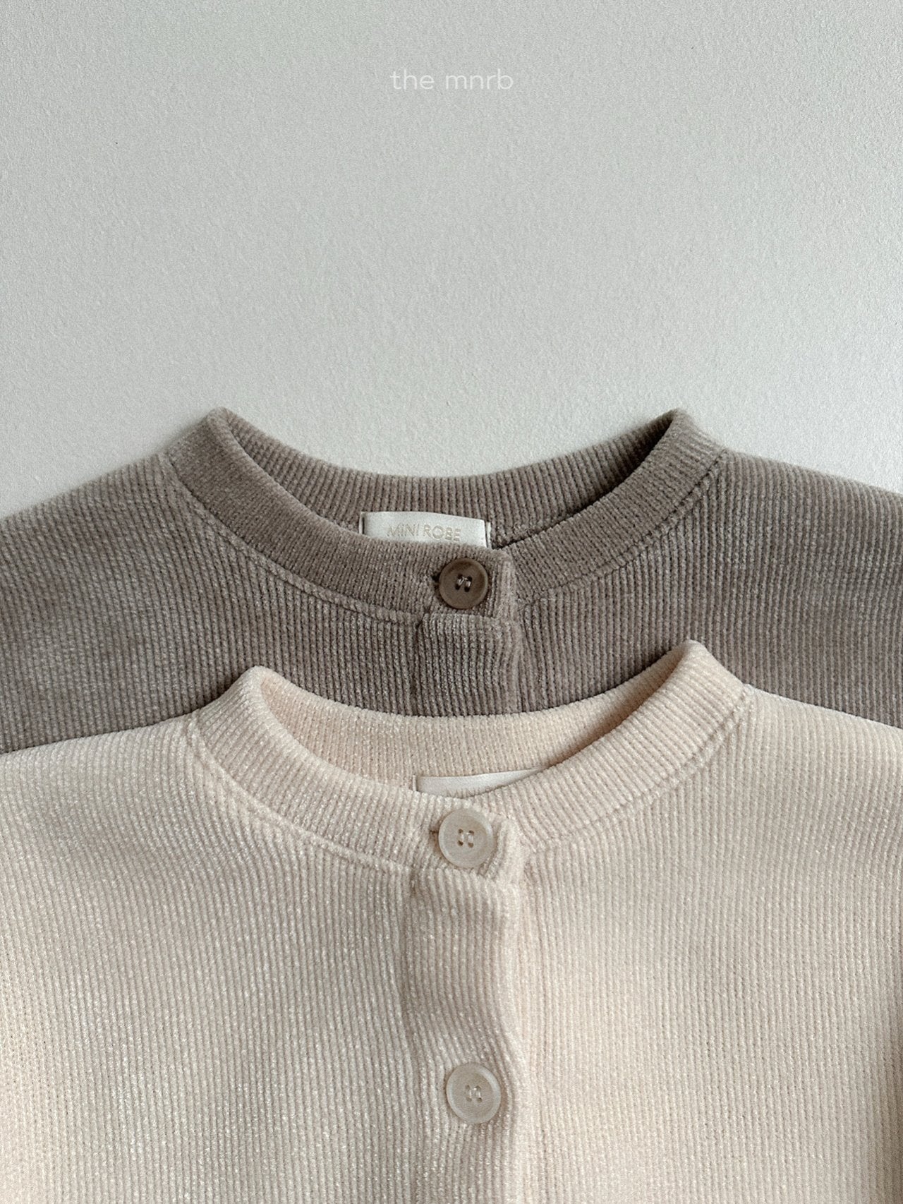 Velour cardigan