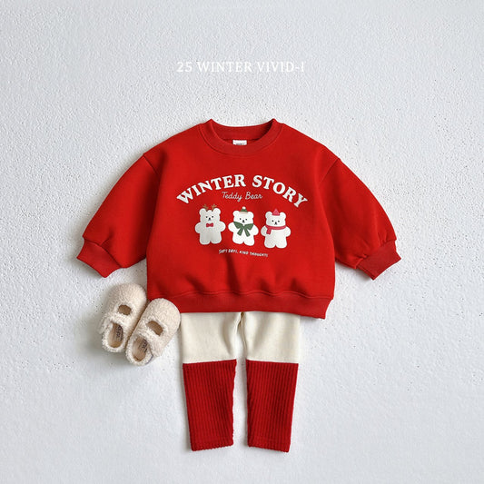 Winter bear sweatshirt