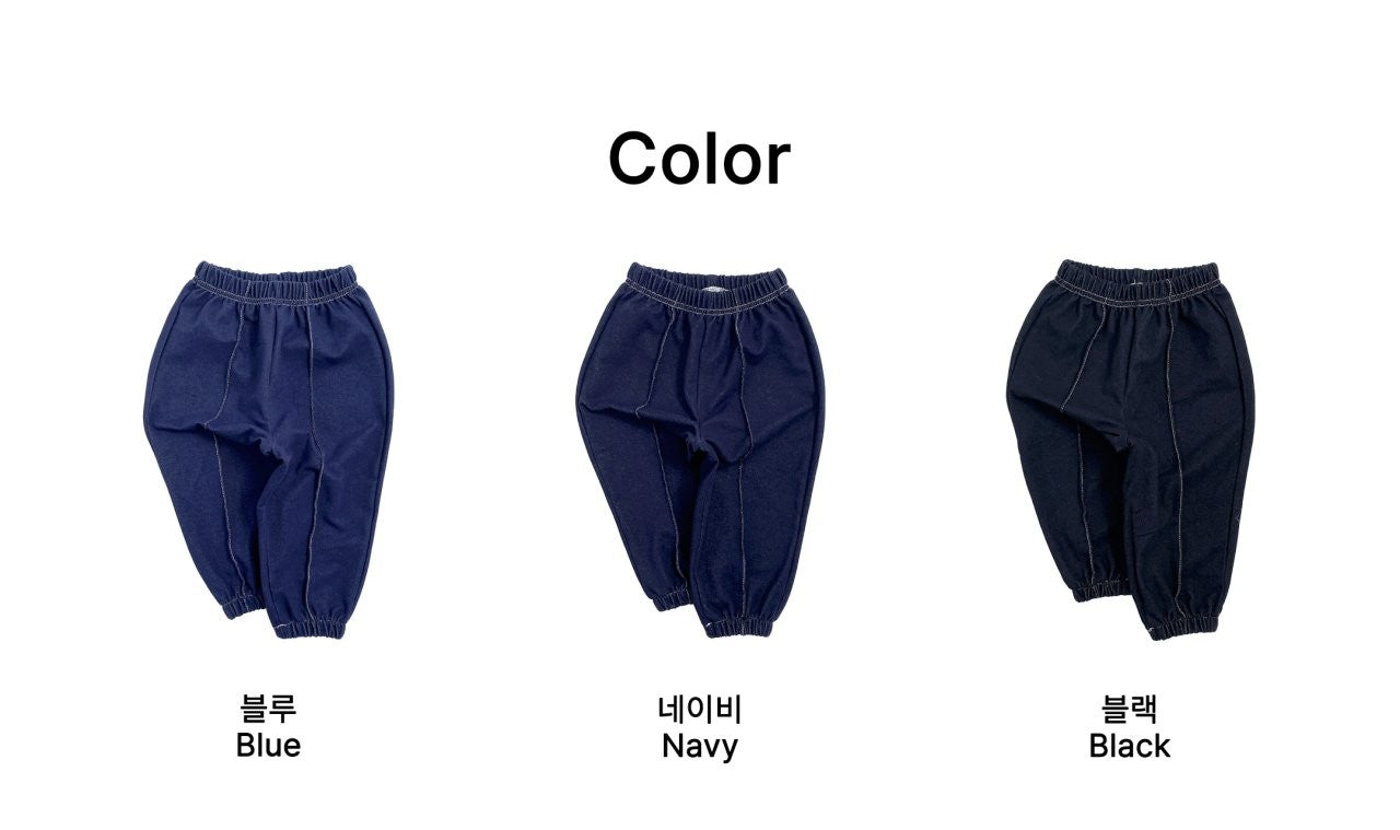Indigo span pants