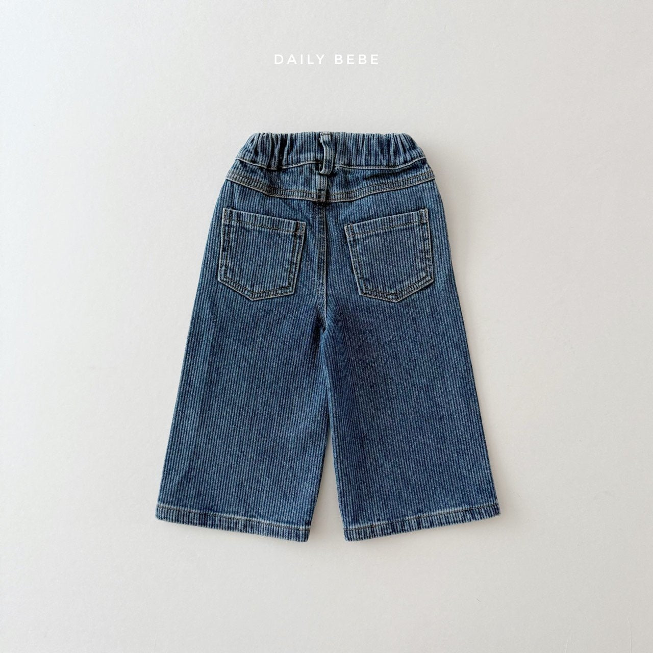 Fleece-lined denim pants