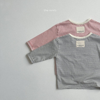Cocoa striped top