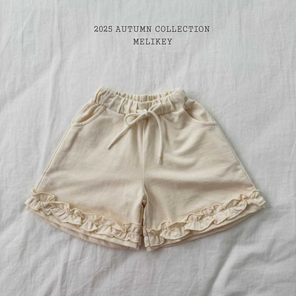 Rose frill pants