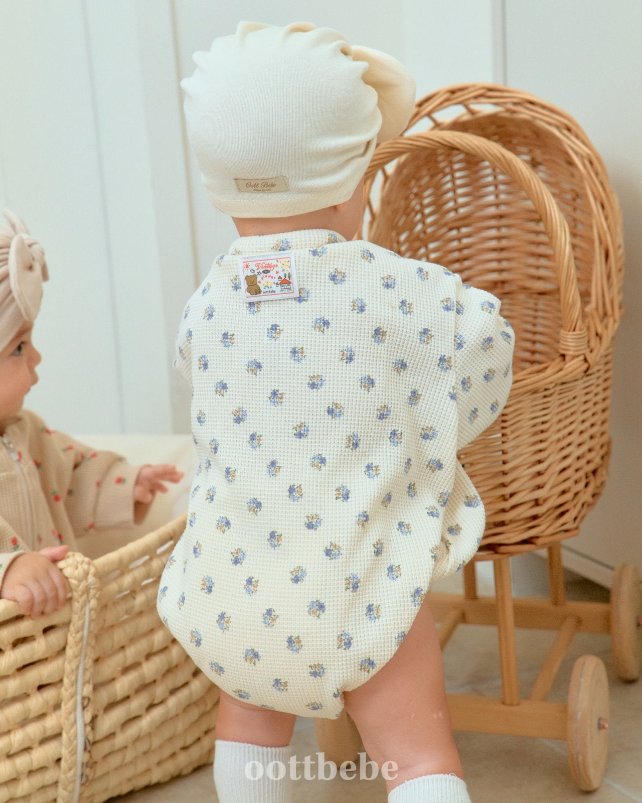 Sweet waffle anorak suit