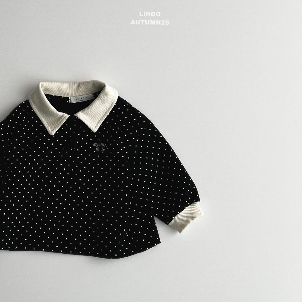 Little dot collar shirt
