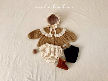 Lace yolk cardigan