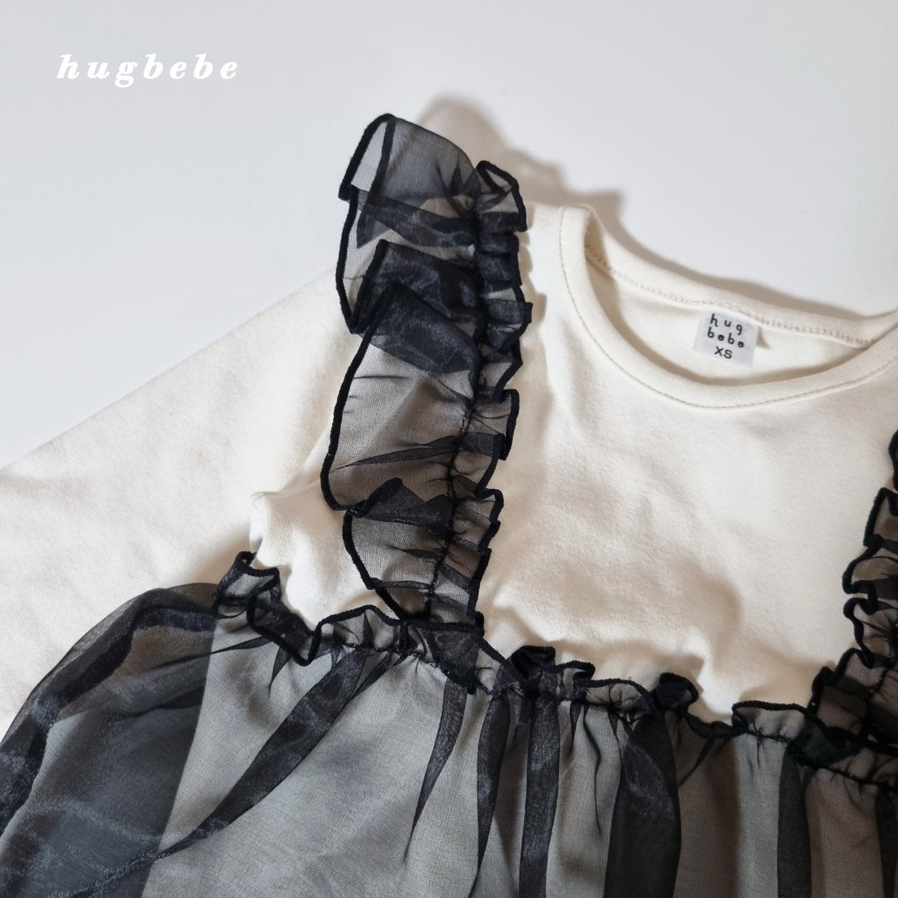 Lace frill wing shirt