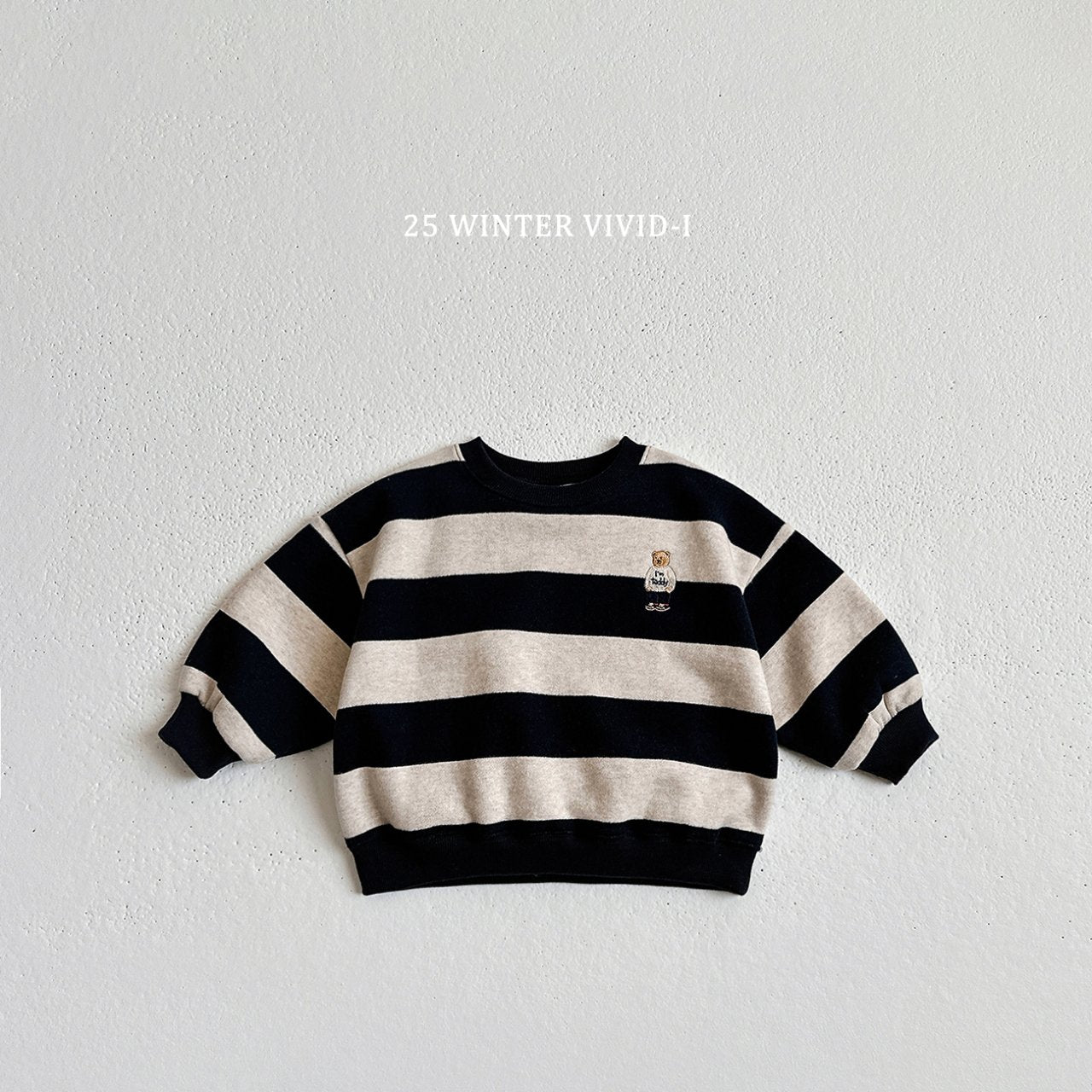 Striped bear sweatshirt