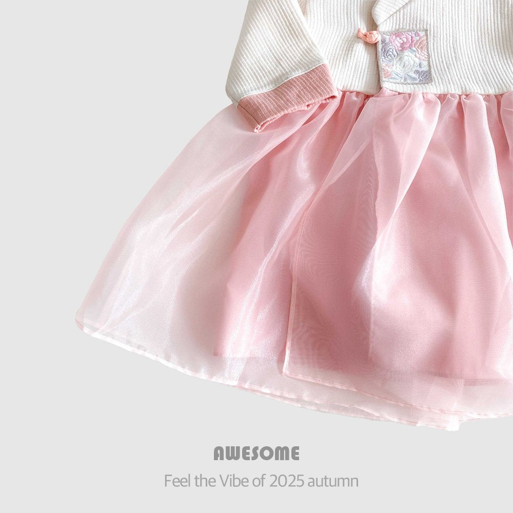 Embroidered hanbok