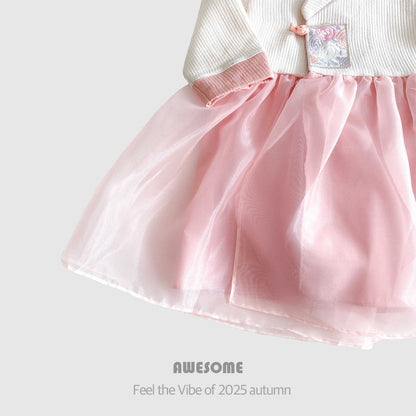 Embroidered hanbok
