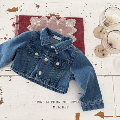 Denim short jacket