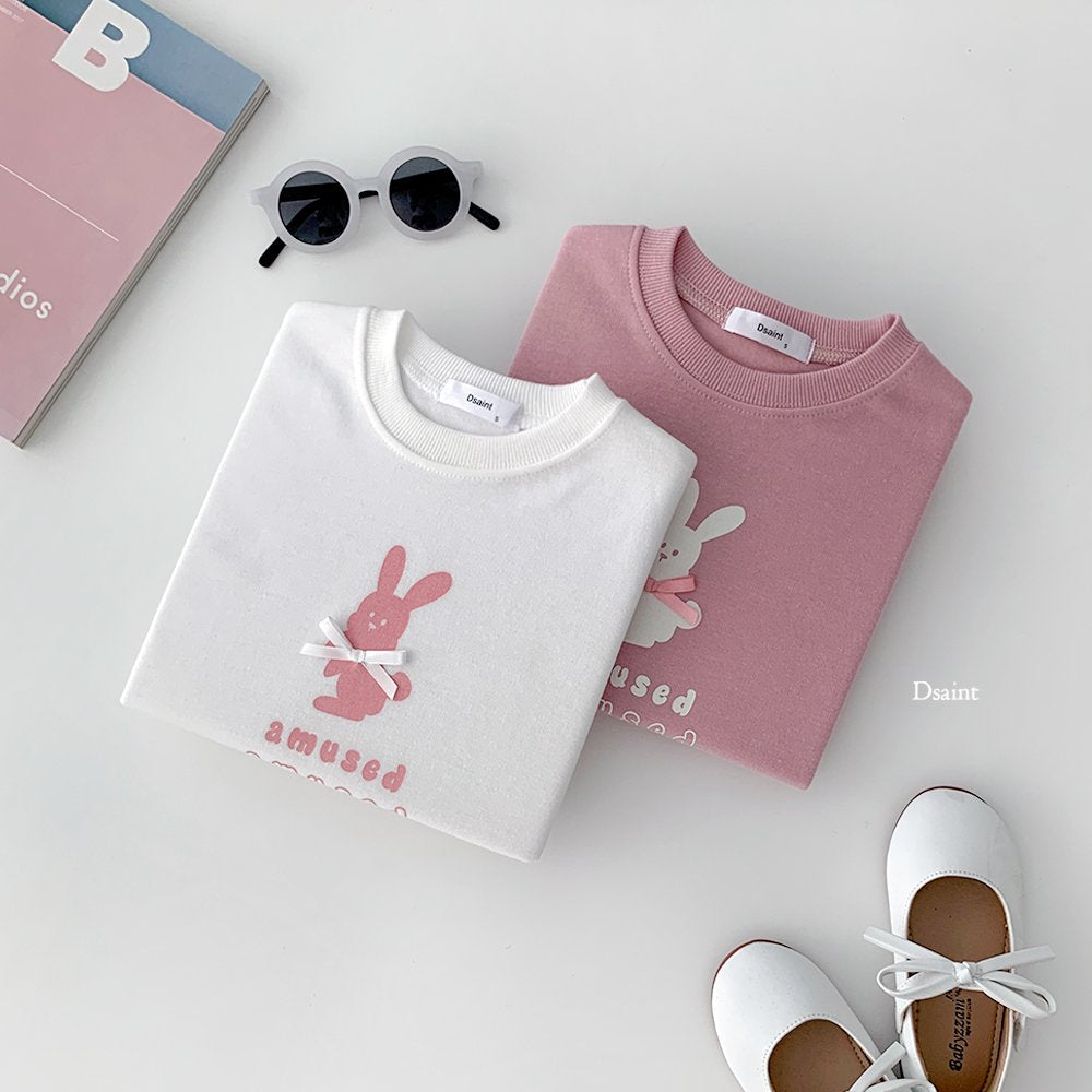 Amused pink ribbon sweatshirt