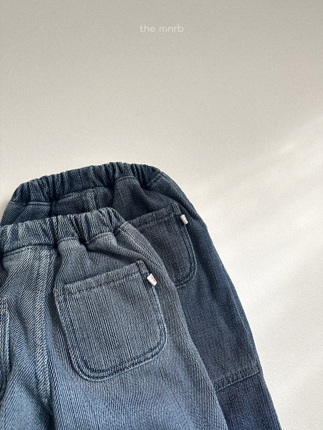 Row denim pants