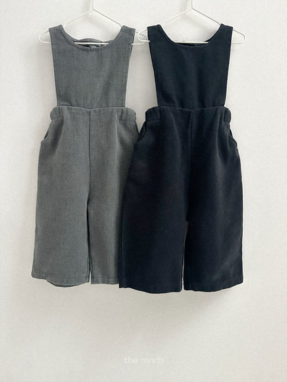 Peach overalls