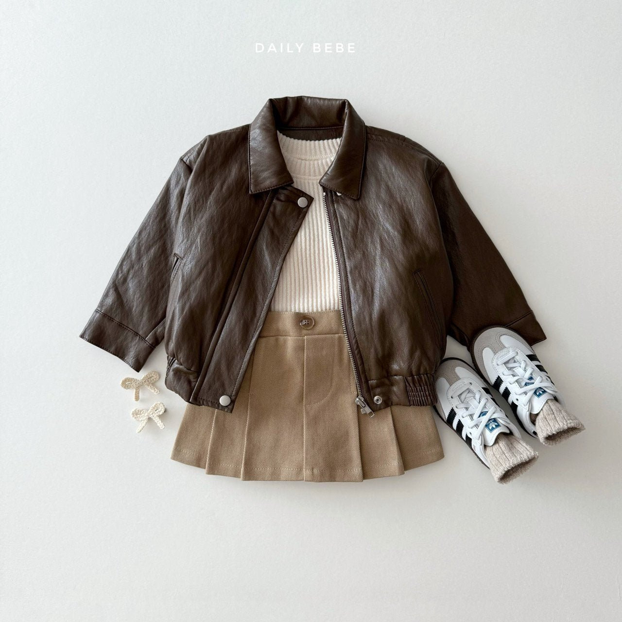 Leather kkakkha jacket
