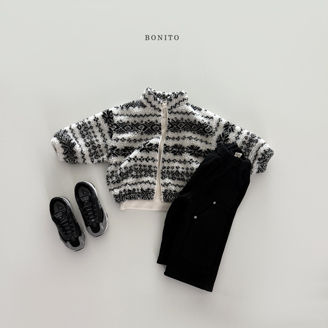 Snowflake double zip-up