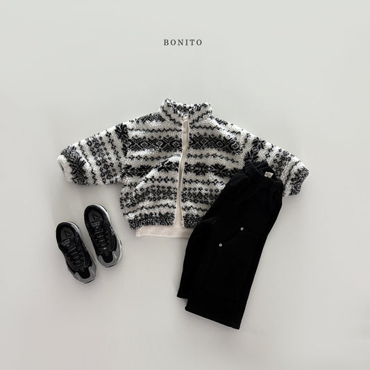 Snowflake double zip-up