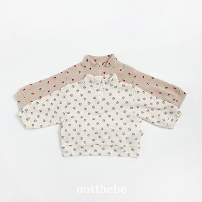 Sweet waffle anorak set