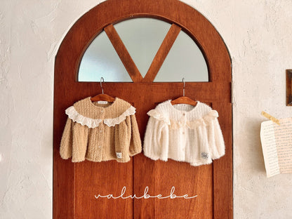 Lace yolk cardigan