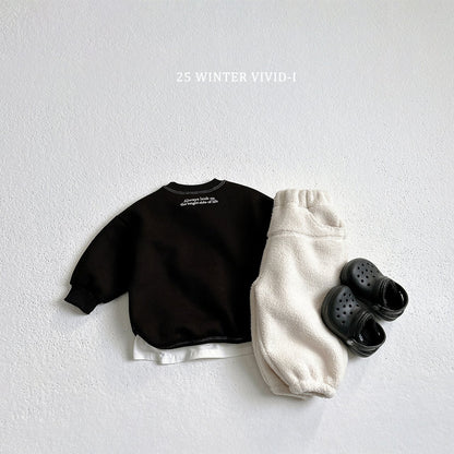 Fleece lined stacy sweatshirt