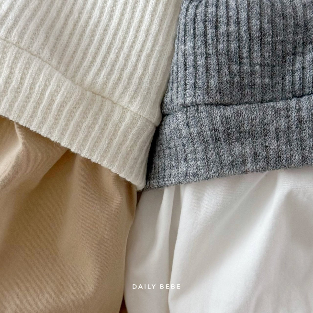 [Ready to Ship] Knit accent dress