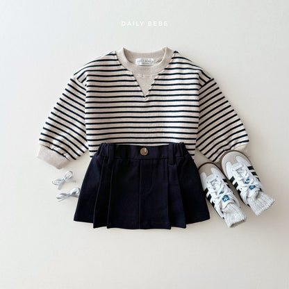 Striped triangle sweatshirt