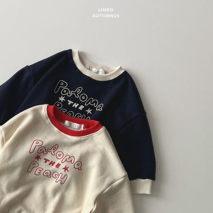 Doodi peach sweatshirt