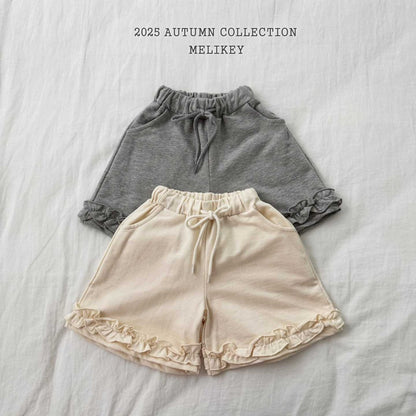 Rose frill pants