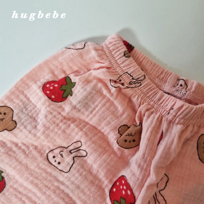 Strawberry bunny pants