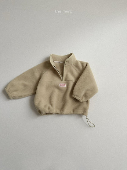 King fleece half zipup