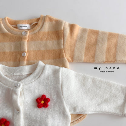 Frilled cardigan
