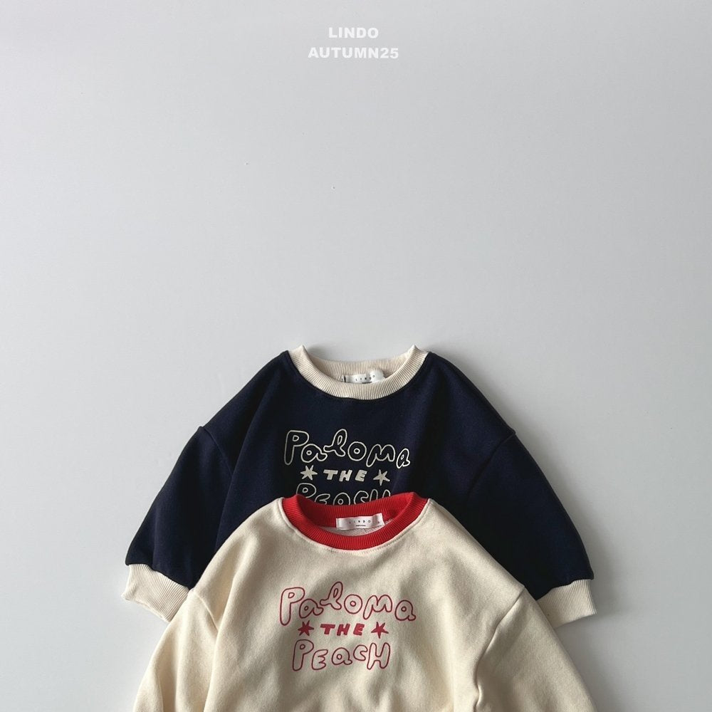 Doodi peach sweatshirt