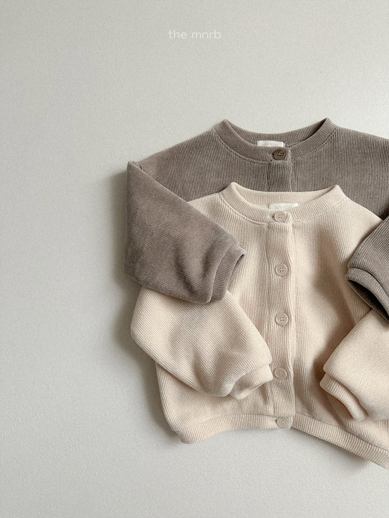 Velour cardigan