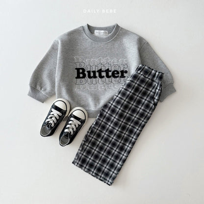 Checkered school pants