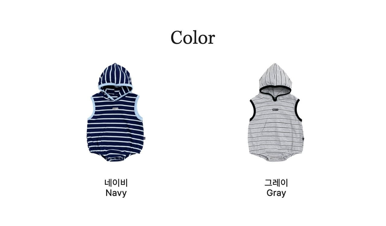 Urban stripes onesie