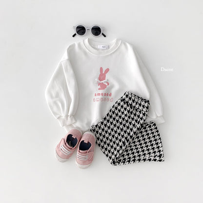Amused pink ribbon sweatshirt