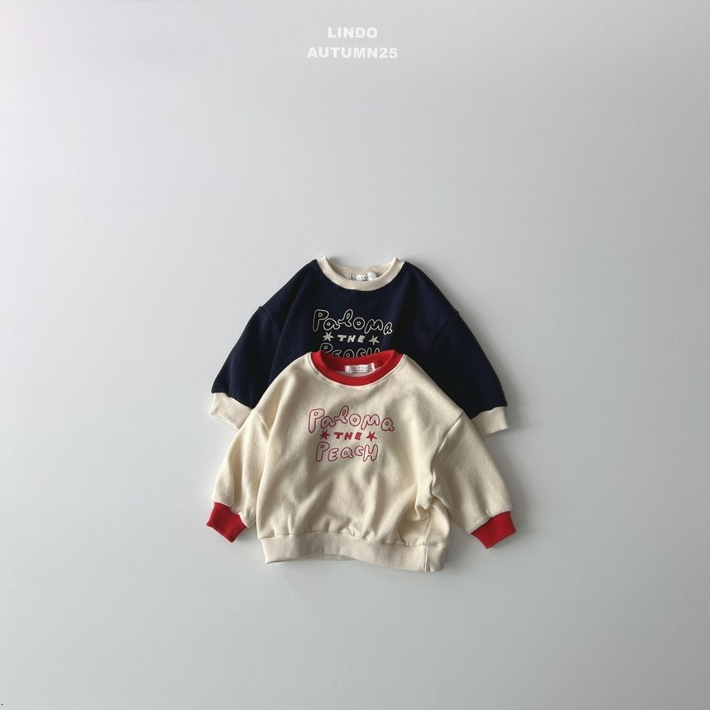 Doodi peach sweatshirt