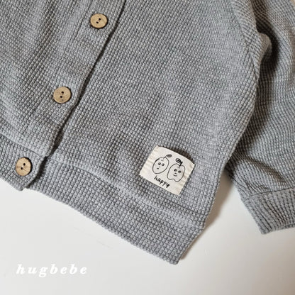 All day waffle cardigan