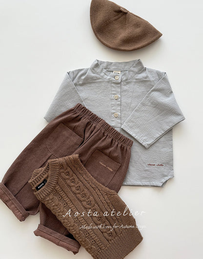 Simple knit vest