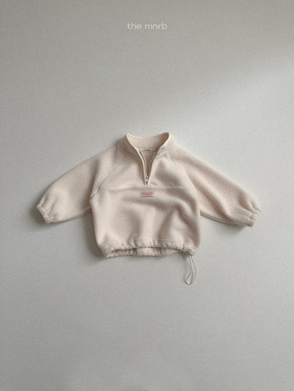 King fleece half zipup