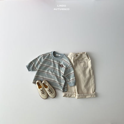 Wind denim pants