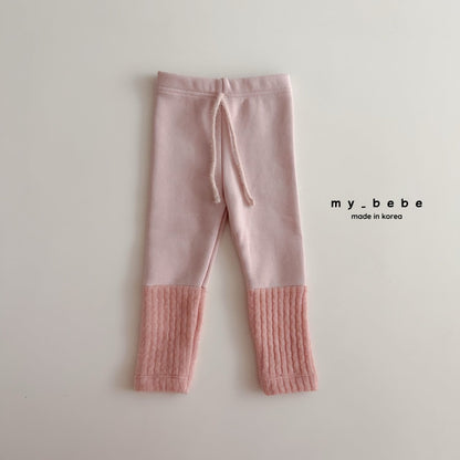 Angora string leggings