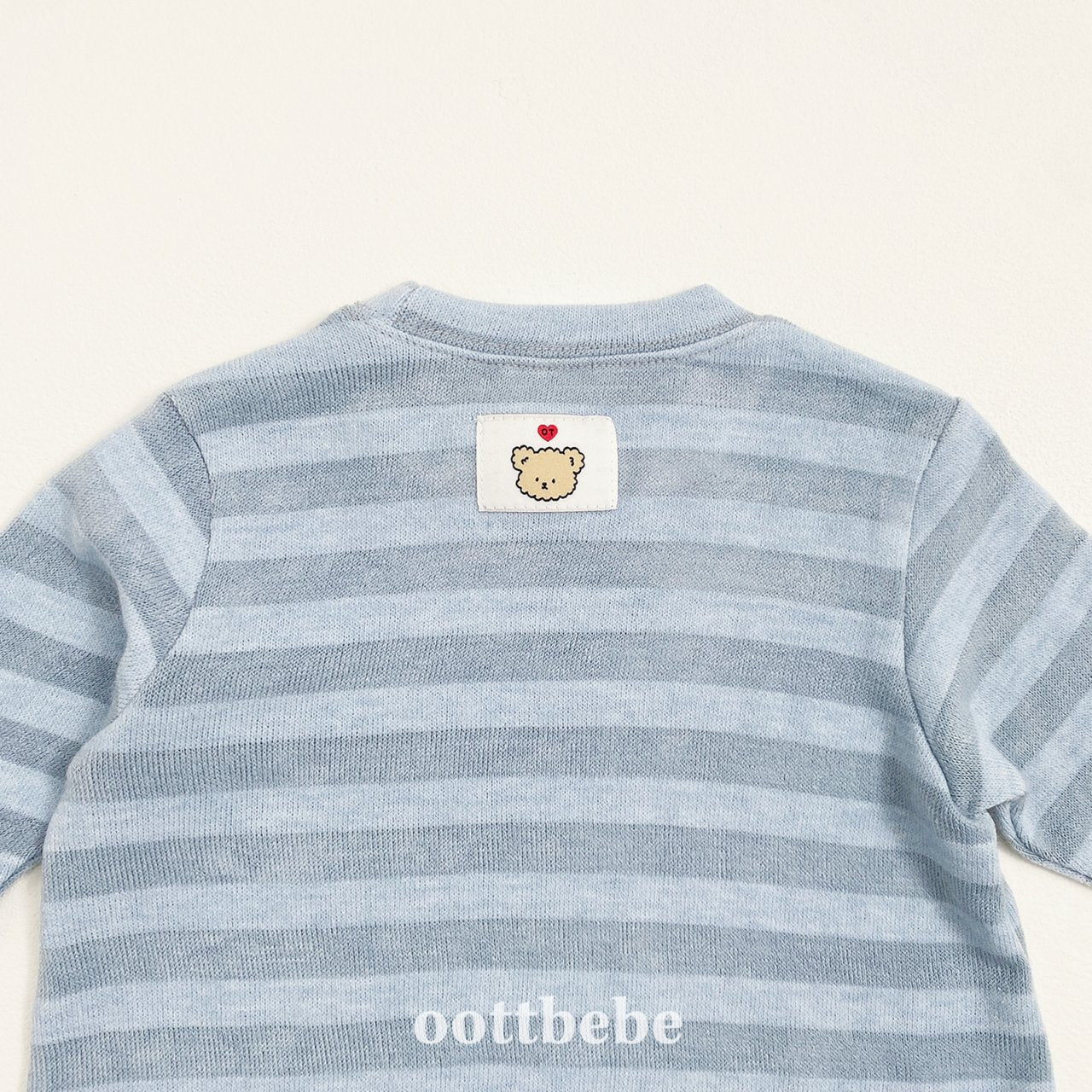 Mixed stripes onesie